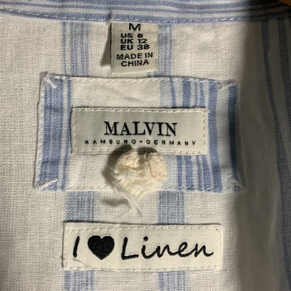 US-8 blue and white. Top